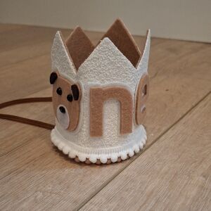 Adorable Bear-Themed Birthday Crown